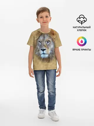 Детская базовая футболка / Лев
