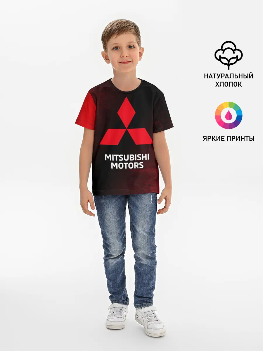 Детская базовая футболка / MITSUBISHI / МИТСУБИСИ