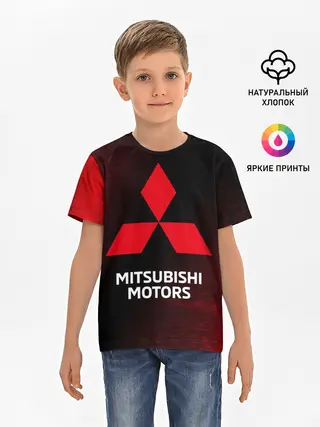 Детская базовая футболка / MITSUBISHI / МИТСУБИСИ