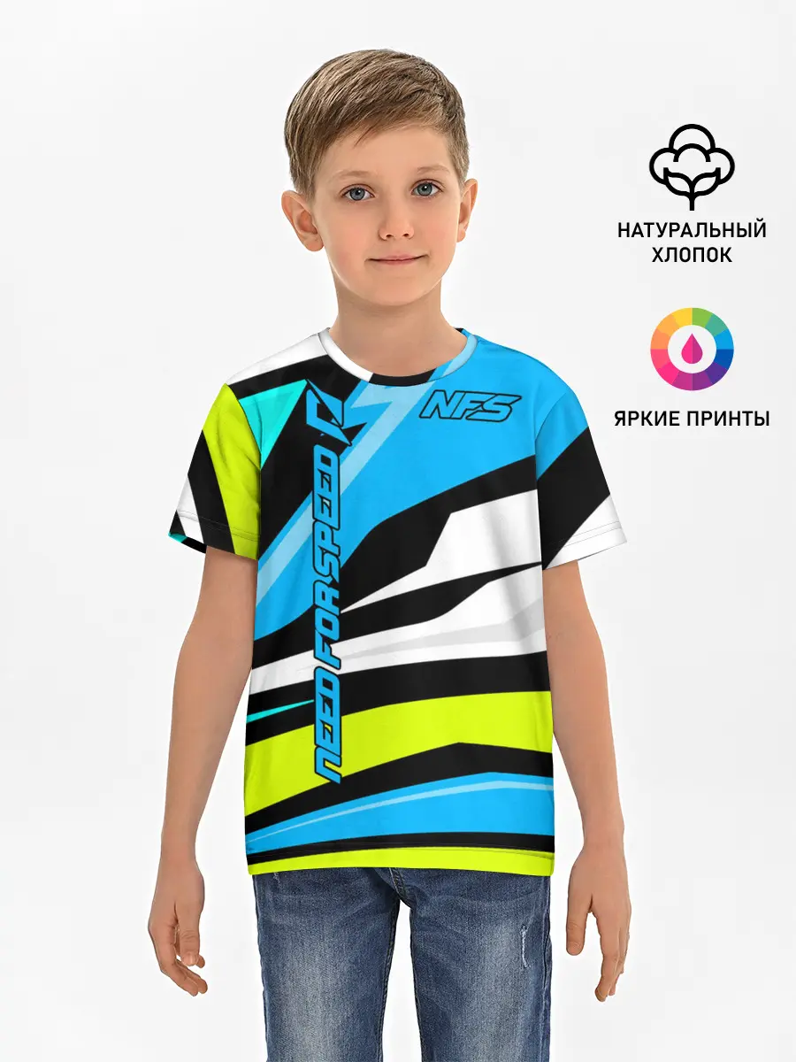 Детская базовая футболка / Need for Speed