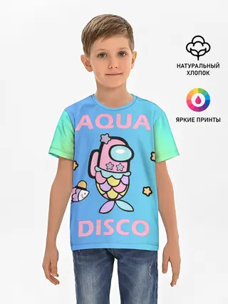 Детская базовая футболка / Aqua Among As