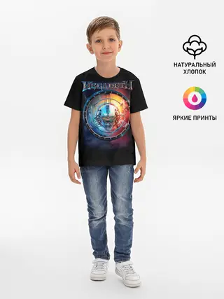 Детская базовая футболка / Megadeth, Super Collider
