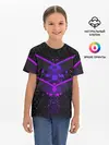Детская базовая футболка / Ултрофиолеовый угол 3D