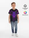 Детская базовая футболка / Ултрофиолеовый угол 3D