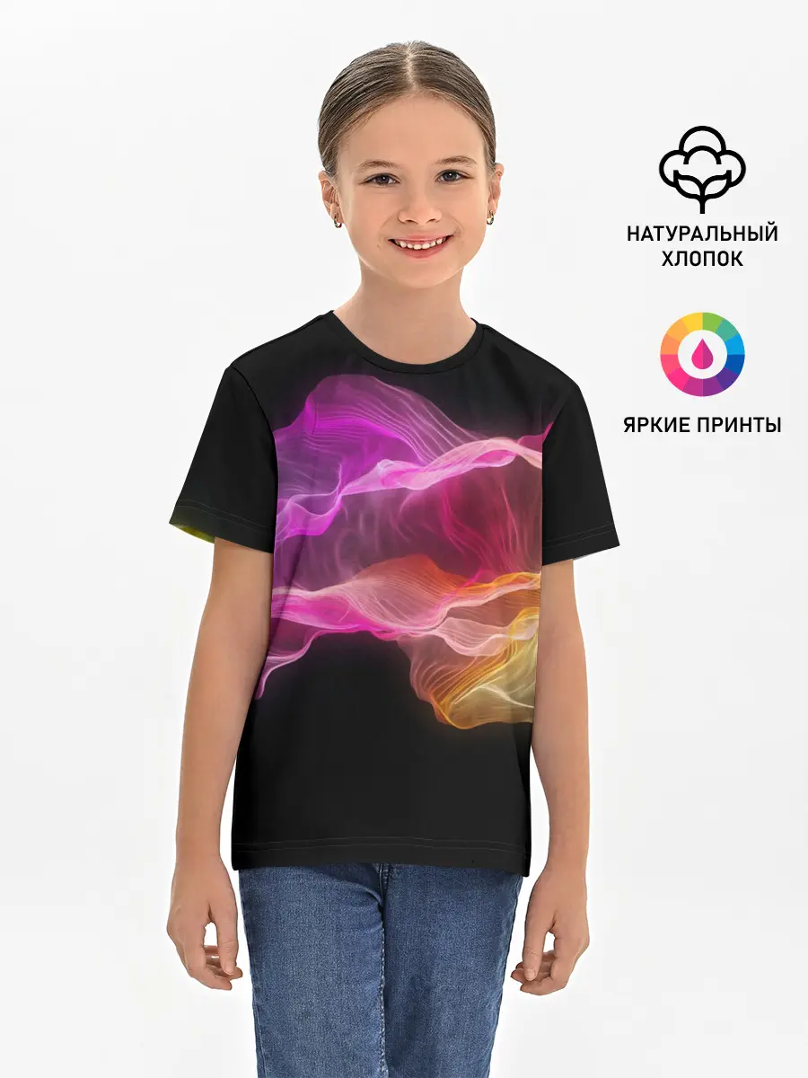 Детская базовая футболка / Волны