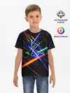 Детская базовая футболка / ФРАКТАЛЬНЫЕ ИСКРЫ
