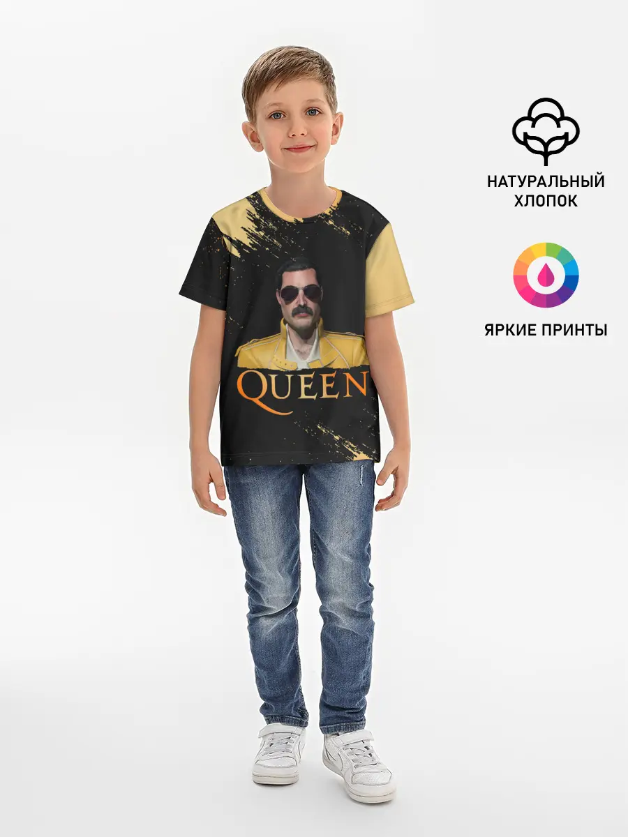 Детская базовая футболка / Фредди Меркьюри | Freddie Mercury