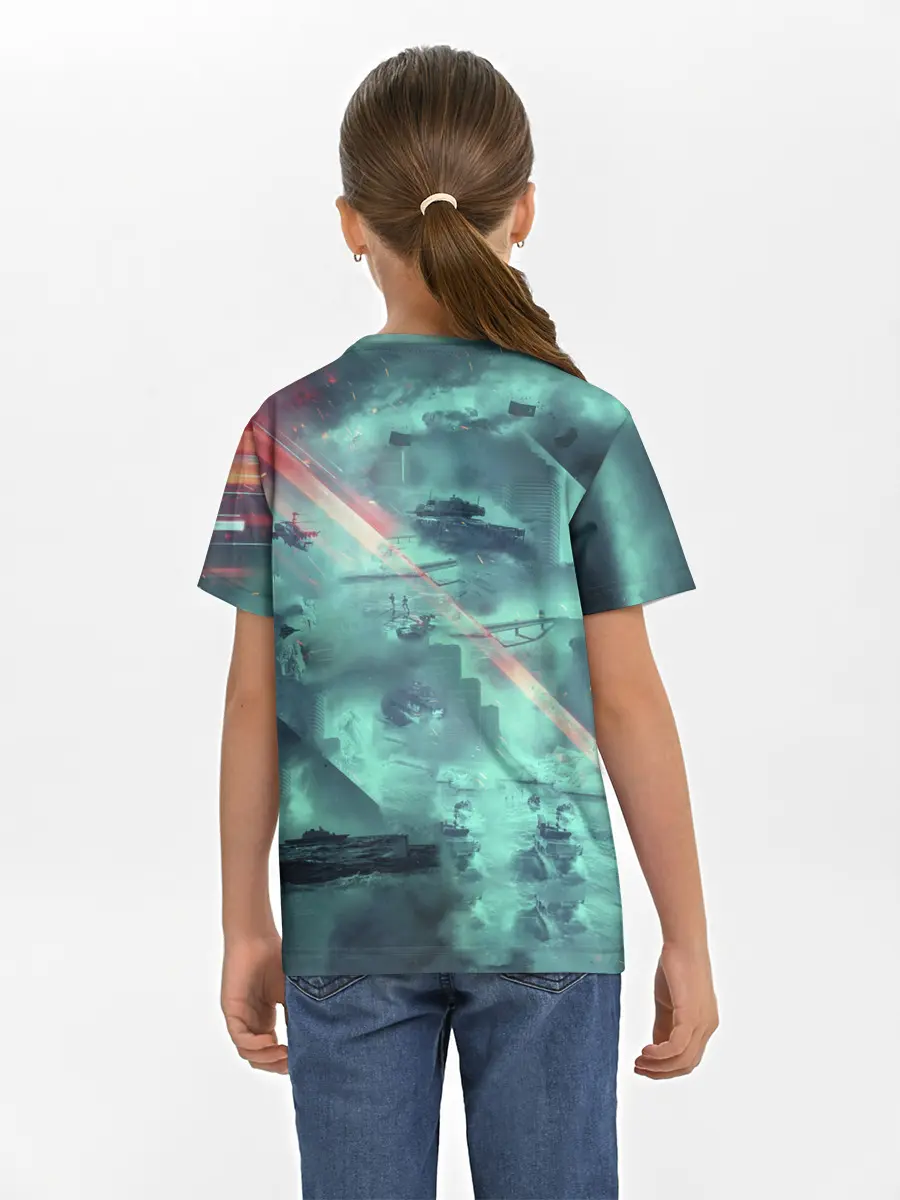 Детская базовая футболка / Баттлфилд 2042