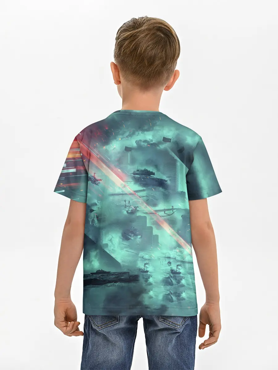 Детская базовая футболка / Баттлфилд 2042