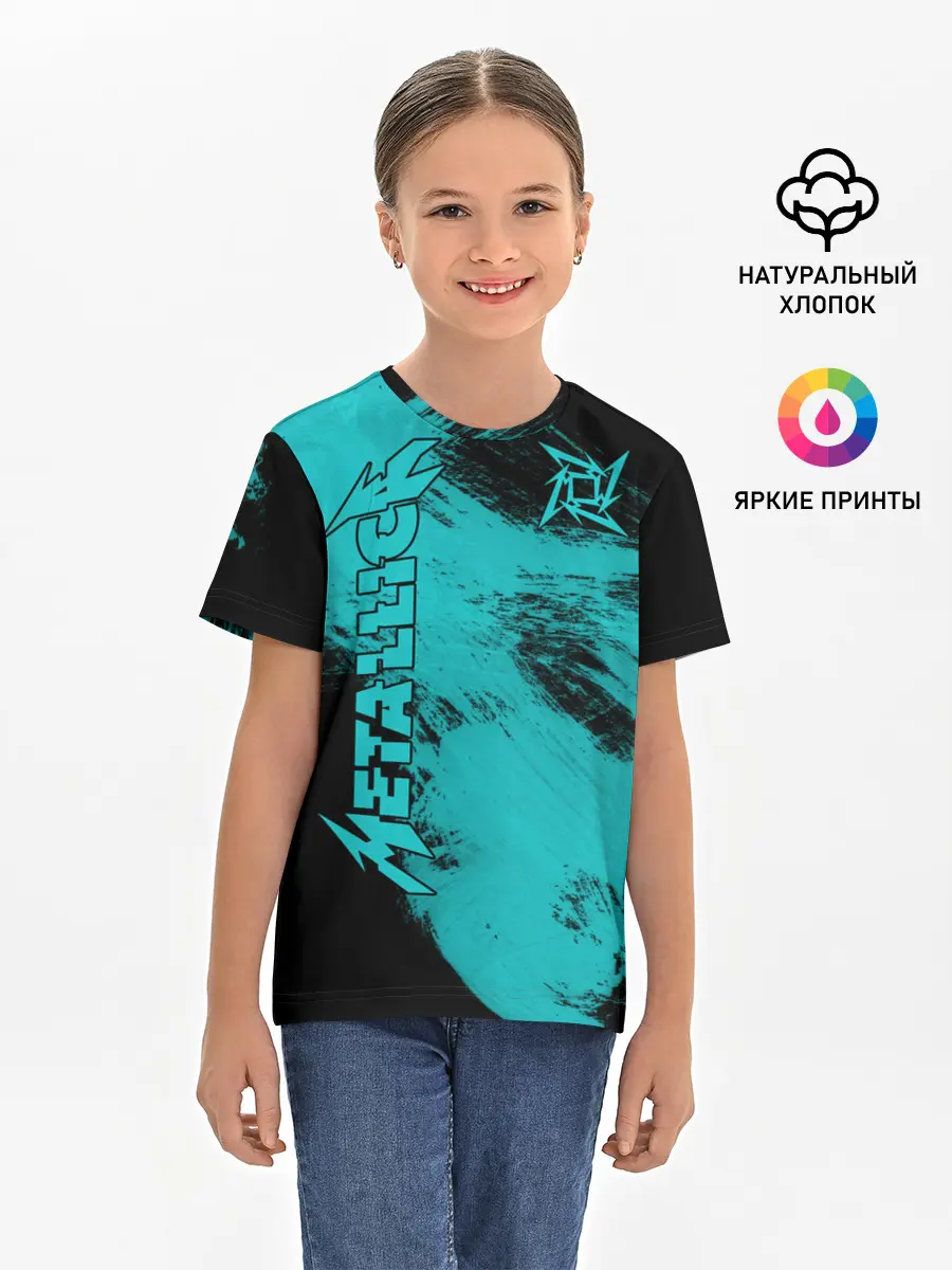 Детская базовая футболка / Metallica