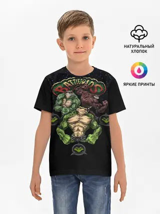 Детская базовая футболка / Battletoads