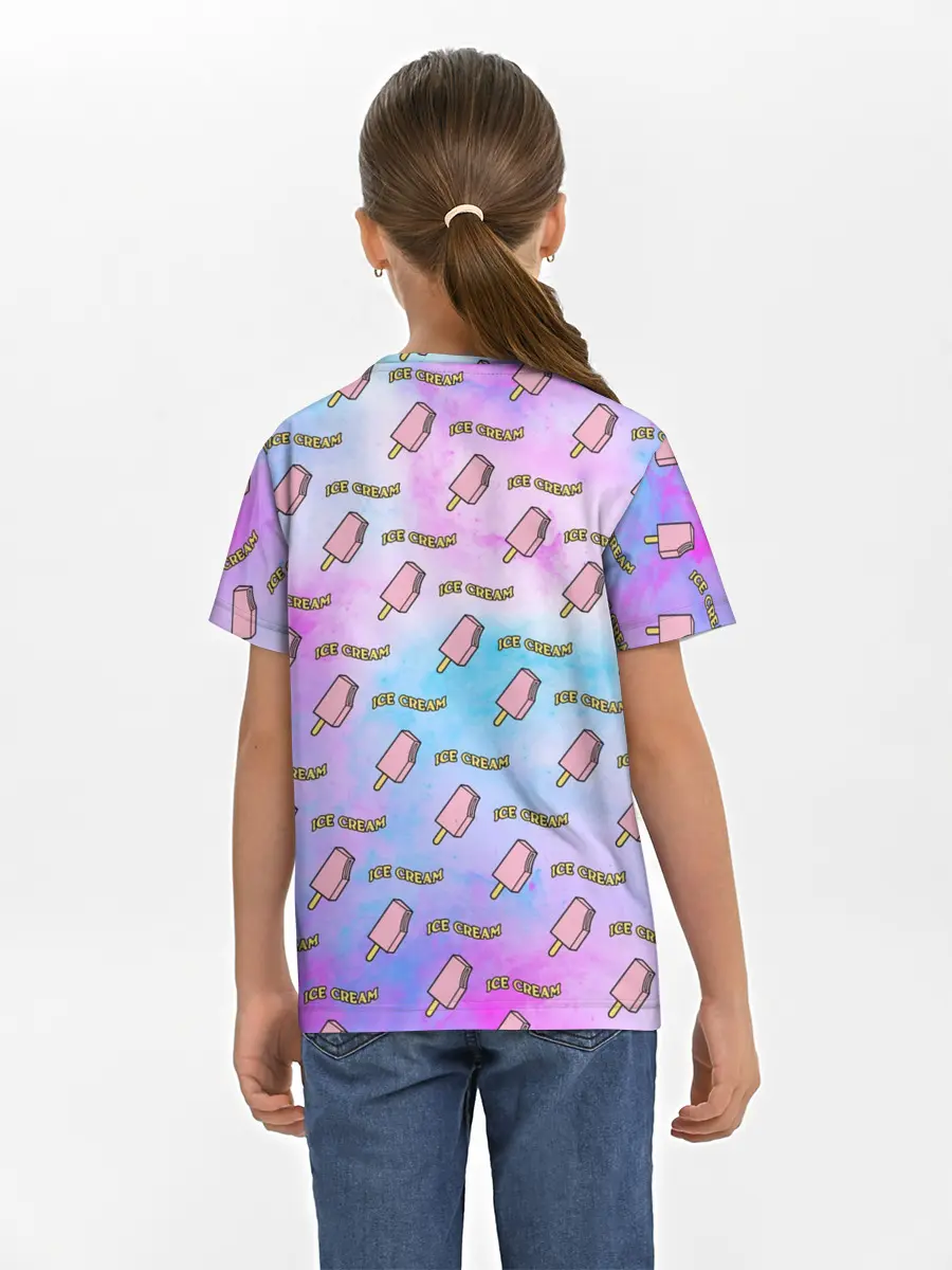 Детская базовая футболка / BLACKPINK ICE CREAM