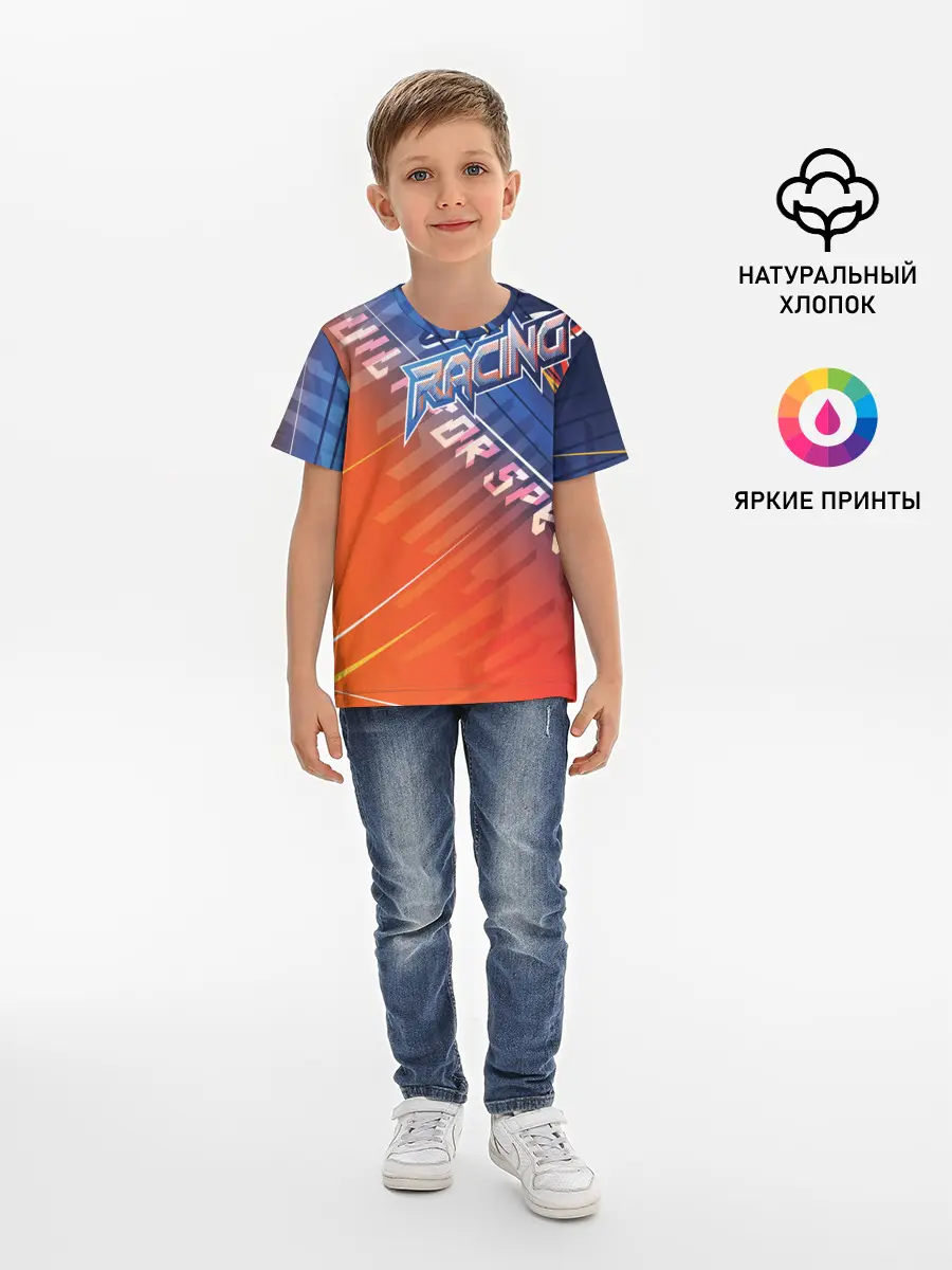 Детская базовая футболка / Форма для мотокросса FOX