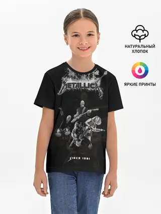 Детская базовая футболка / Metallica