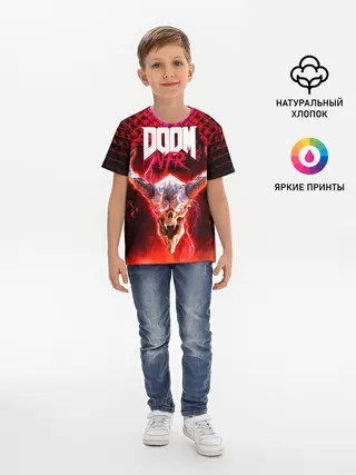 Детская базовая футболка / Doom Enternal