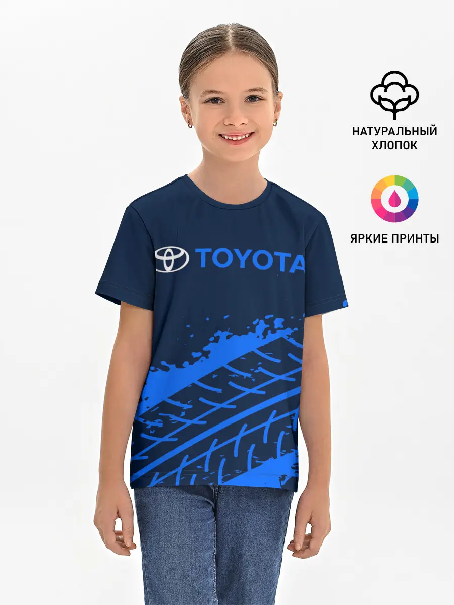 Детская базовая футболка / TOYOTA / ТОЙОТА