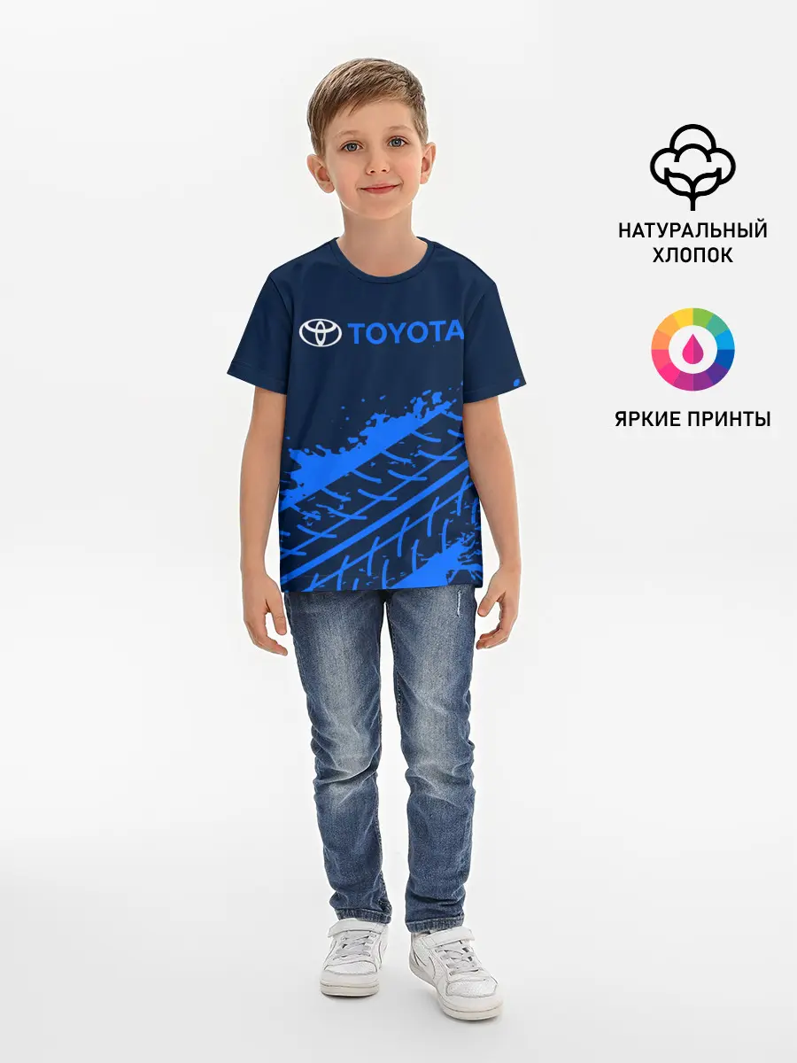 Детская базовая футболка / TOYOTA / ТОЙОТА