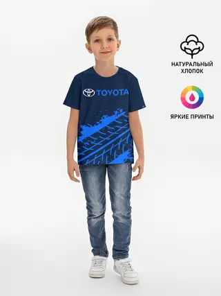 Детская базовая футболка / TOYOTA / ТОЙОТА