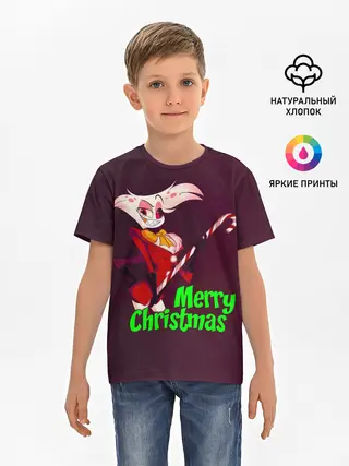 Детская базовая футболка / Merry Christmas
