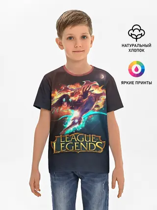 Детская базовая футболка / league of legends