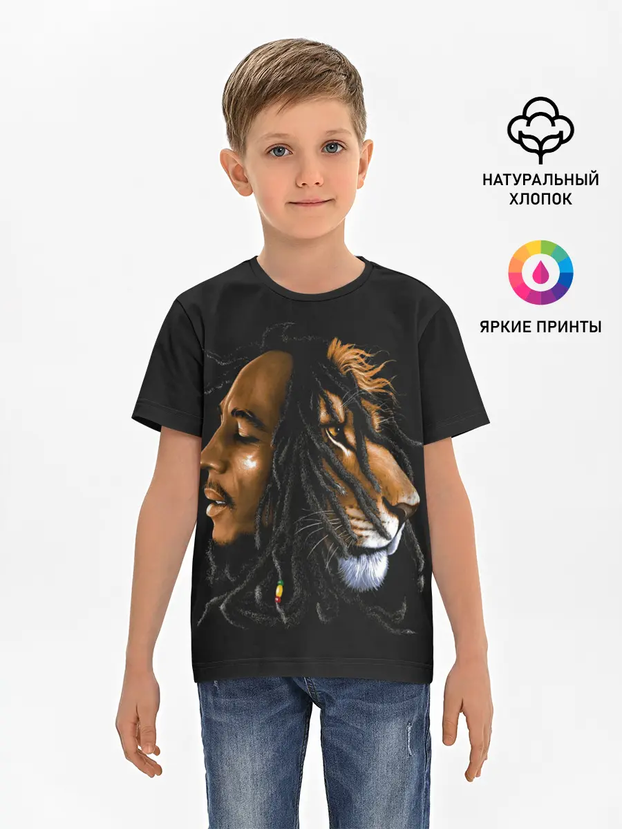 Детская базовая футболка / БОБ МАРЛИ