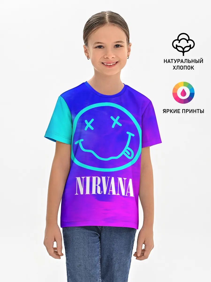Детская базовая футболка / NIRVANA / НИРВАНА