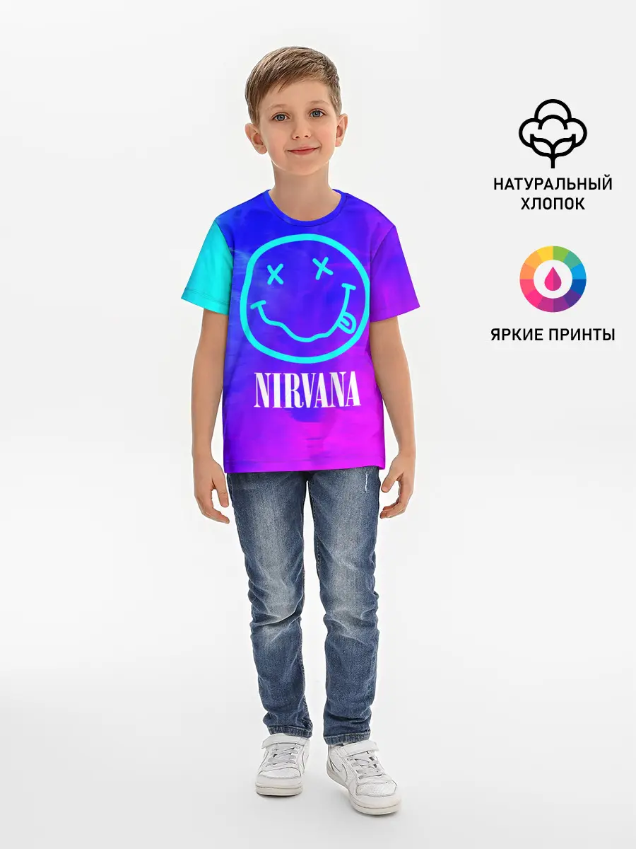 Детская базовая футболка / NIRVANA / НИРВАНА