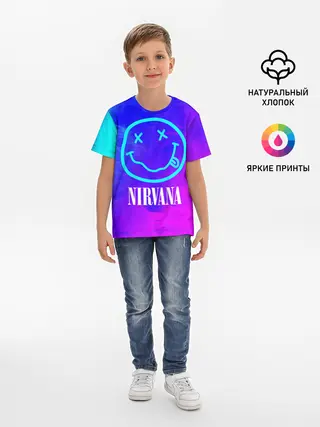 Детская базовая футболка / NIRVANA / НИРВАНА