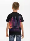 Детская базовая футболка / Neon City