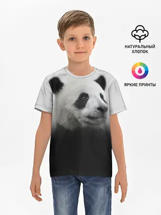 Детская базовая футболка / Панда