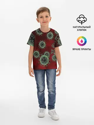 Детская базовая футболка / COVID-19