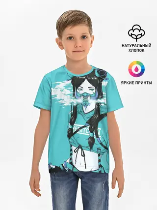Детская базовая футболка / Самурай