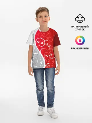 Детская базовая футболка / КРУЖЕВО