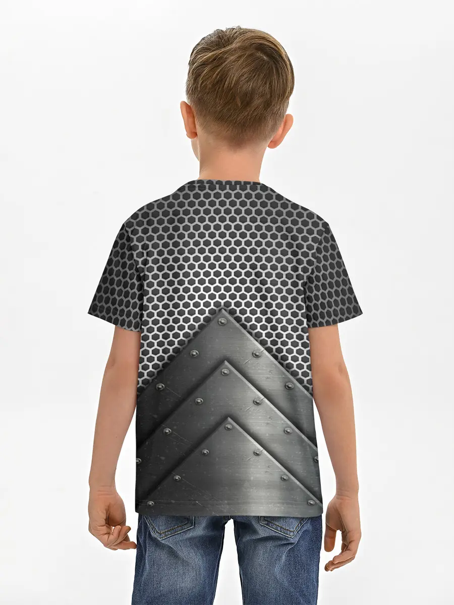 Детская базовая футболка / Броня металлическая
