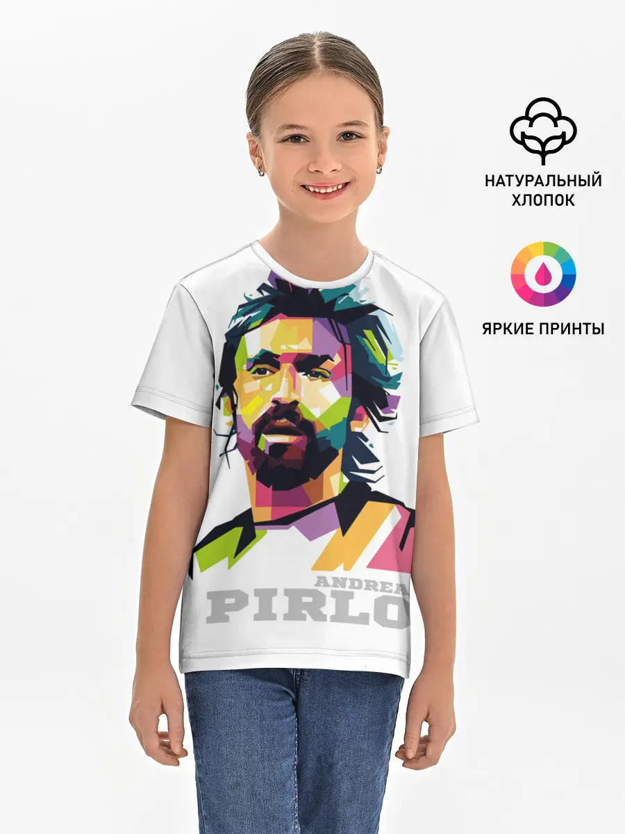 Детская базовая футболка / Андреа Пирло