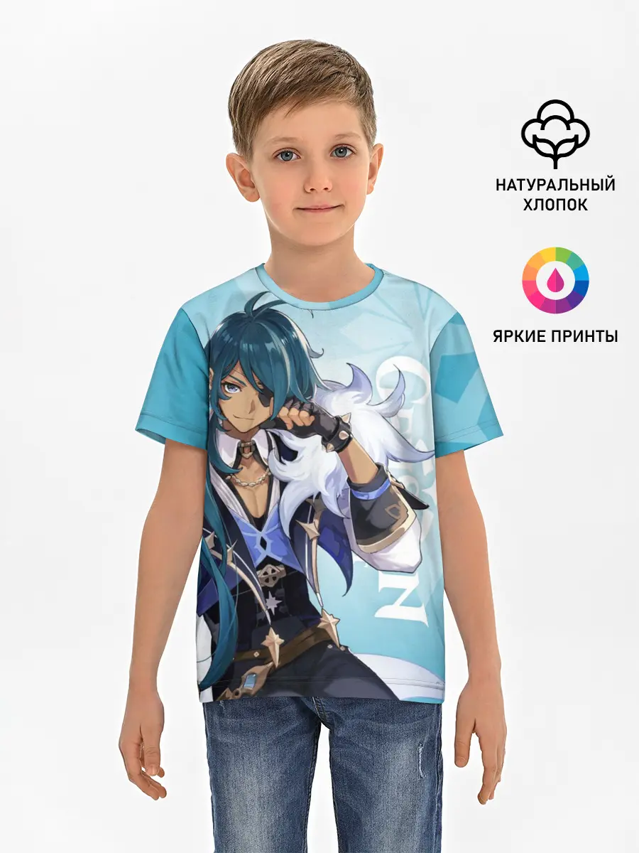 Детская базовая футболка / GENSHIN IMPACT, КЭЙА