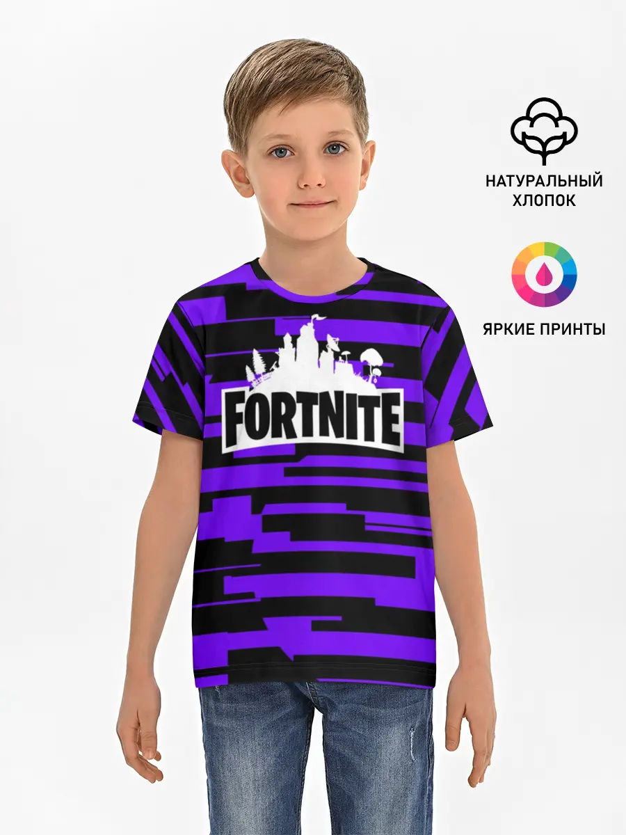 Детская базовая футболка / FORTNITE