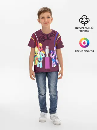 Детская базовая футболка / PONY