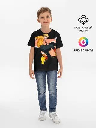 Детская базовая футболка / Винсмок Санджи из One Piece