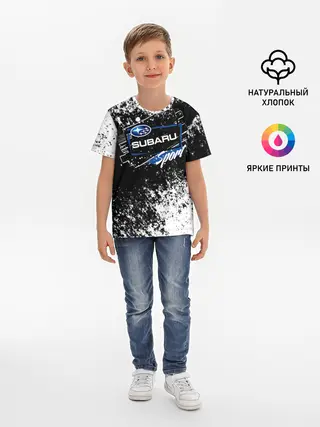 Детская базовая футболка / SUBARU SPORT
