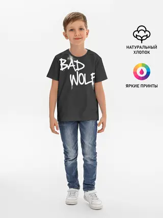 Детская базовая футболка / Bad wolf
