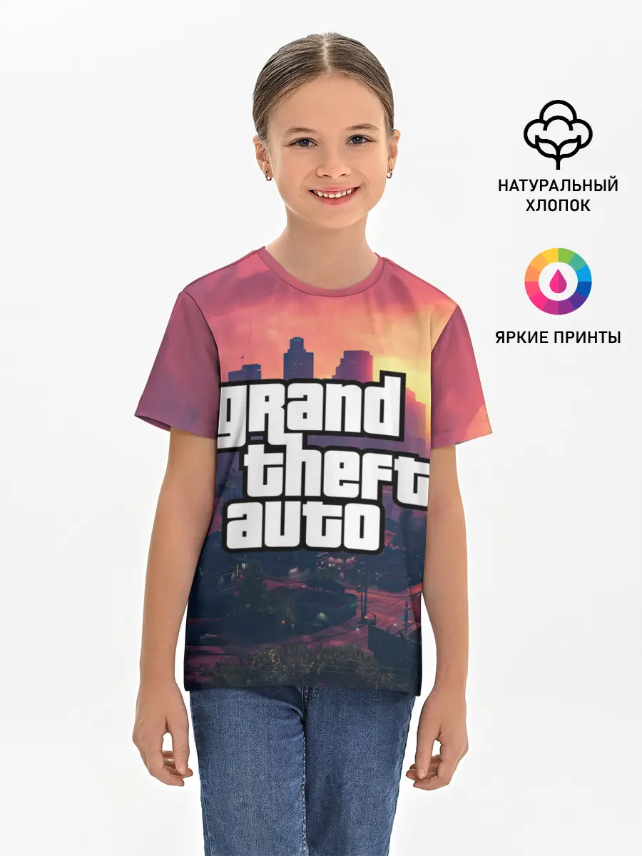 Детская базовая футболка / Los Santos | GTA
