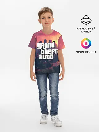 Детская базовая футболка / Los Santos | GTA
