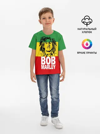 Детская базовая футболка / Bob Marley
