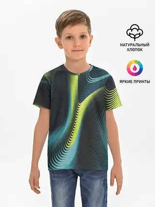 Детская базовая футболка / Wave