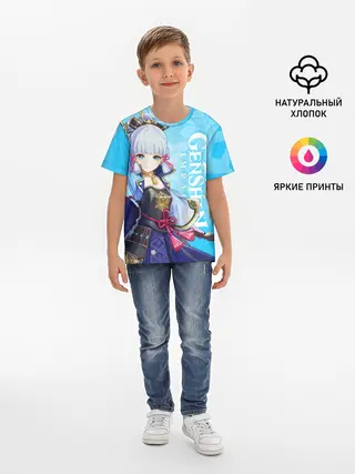 Детская базовая футболка / Genshin Impact, Аяка