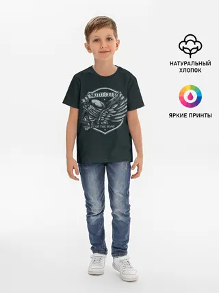 Детская базовая футболка / King of the road