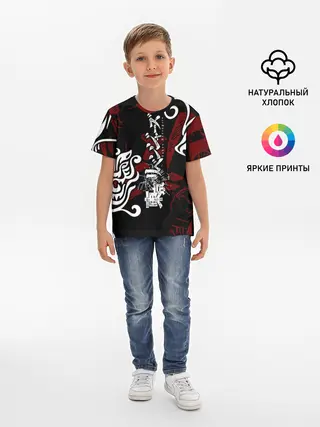 Детская базовая футболка / ТОКИЙСКИЕ МСТИТЕЛИ ТАТУ ЛОГО