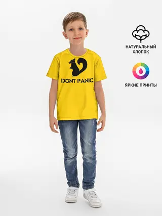 Детская базовая футболка / Dont Panic.
