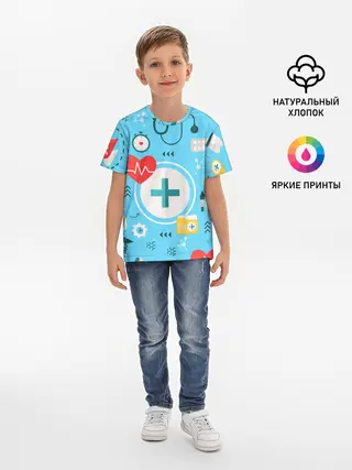 Детская базовая футболка / Лучший доктор